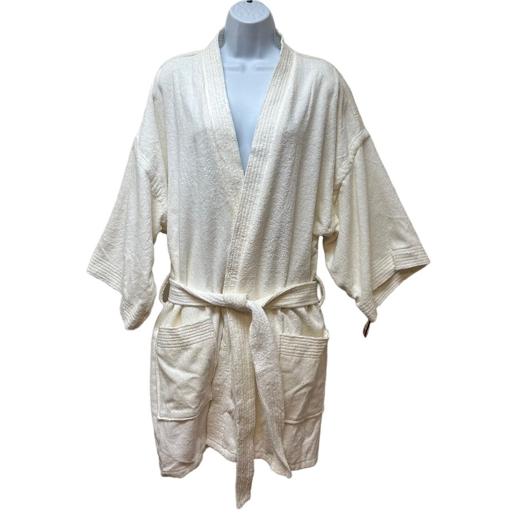 Vintage Macys Made in Yugoslavia Terry Cloth Beach Cover Robe Size M NEW NOS